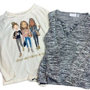 Bundle Children’s Place Back to School Long Sleeve Tops Size 7/8